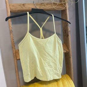 Lululemon 🍋 cropped power Y tank